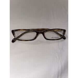 NEW JAI KUDO 1706 Multicolor Pattern Slim Lightweight Glasses Frames 52-16-135